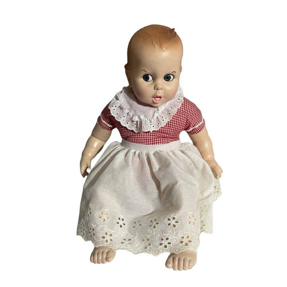 Vintage 1979 Gerber Baby Doll 17" with Moving  Eyes